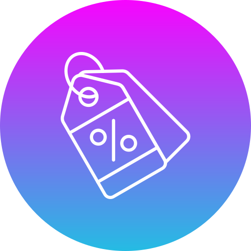 Discount tag free icon