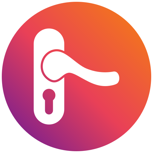 perilla de la puerta icono gratis