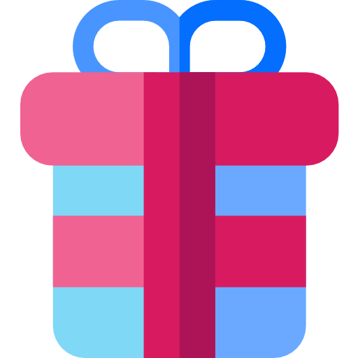 caja de regalo icono gratis