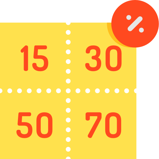 cupones icono gratis