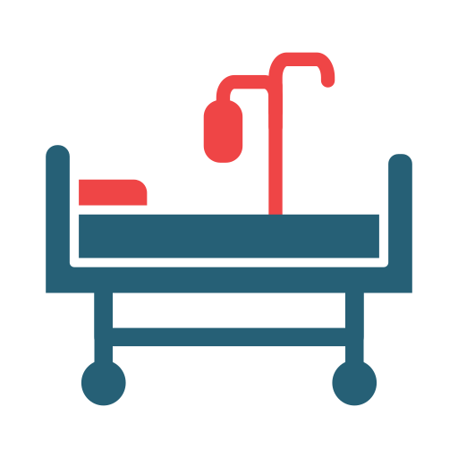 lit d'hôpital Icône gratuit