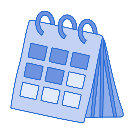 calendario menstrual icono gratis