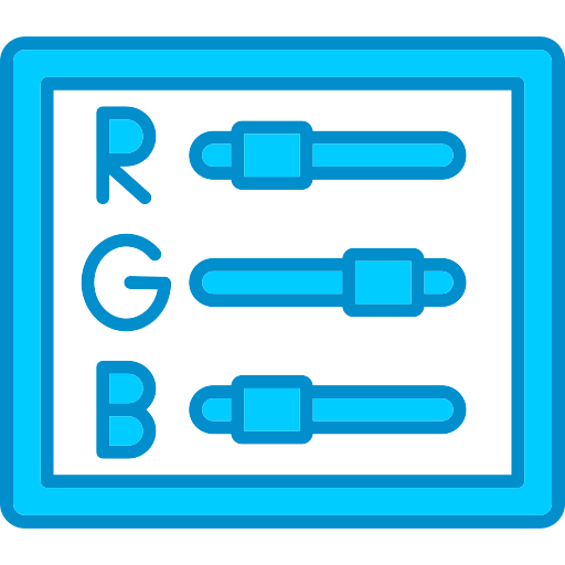 rgb icono gratis