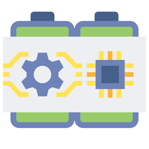 Battery free icon Battery free icon