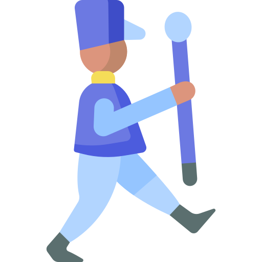 banda de marcha icono gratis