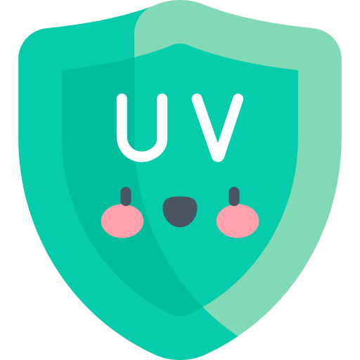 protección uv icono gratis