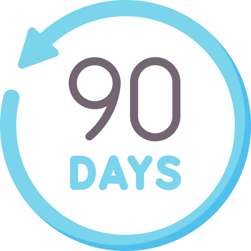 90 jours Icône gratuit 90 jours Icône gratuit