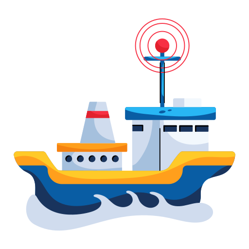 barco de carga icono gratis