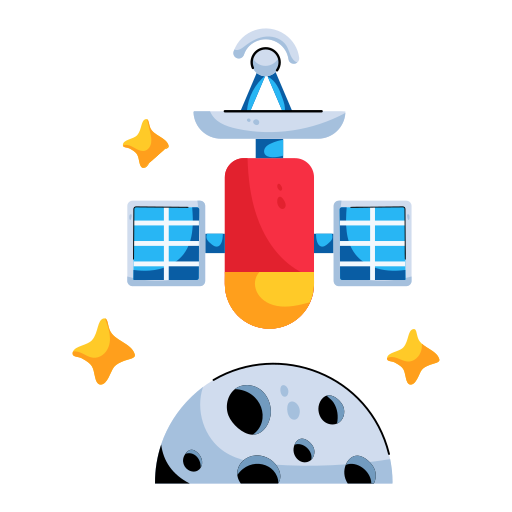 satélite espacial icono gratis