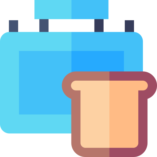 caja de almuerzo icono gratis