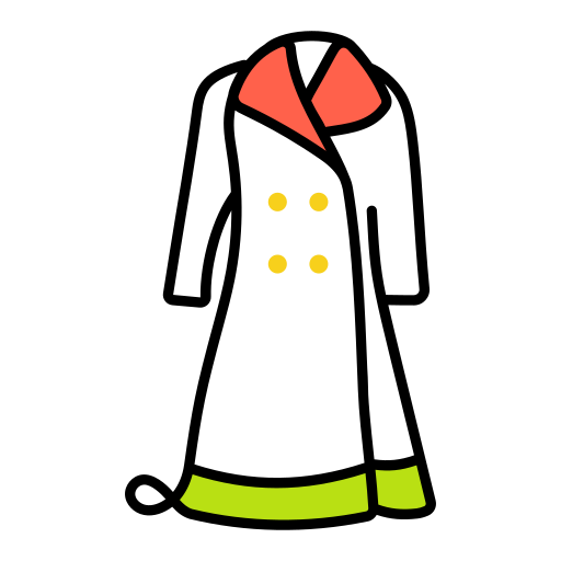 gabardina icono gratis