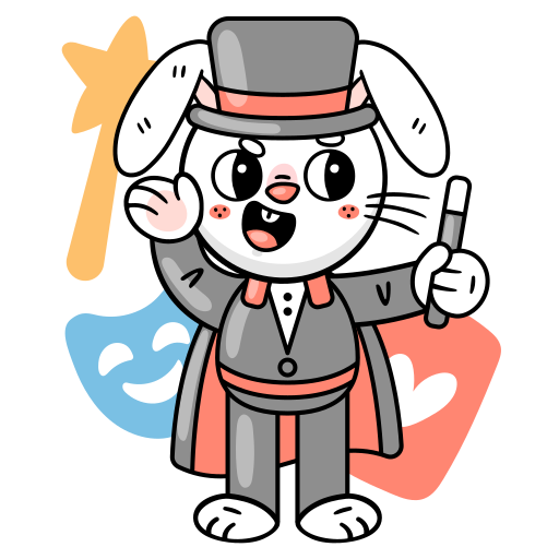 Magician free sticker Magician free sticker