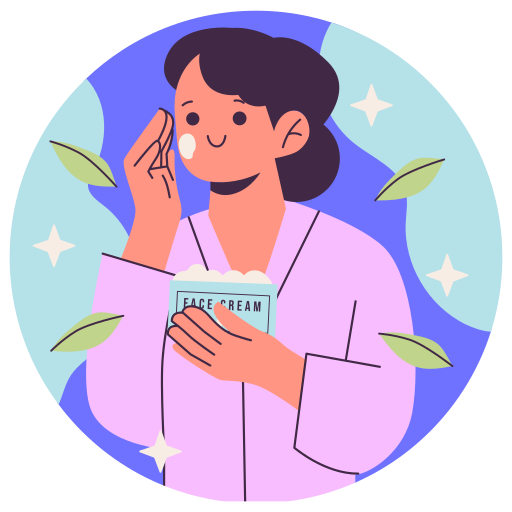 Facial cream free sticker Facial cream free sticker