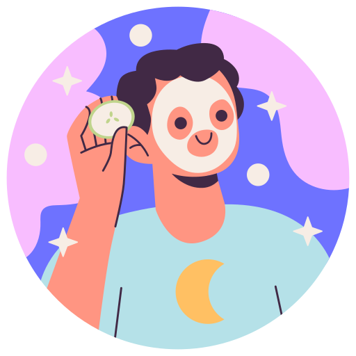 Facial mask Stickers - Free beauty Stickers