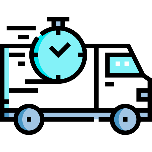 On time - Free transport icons