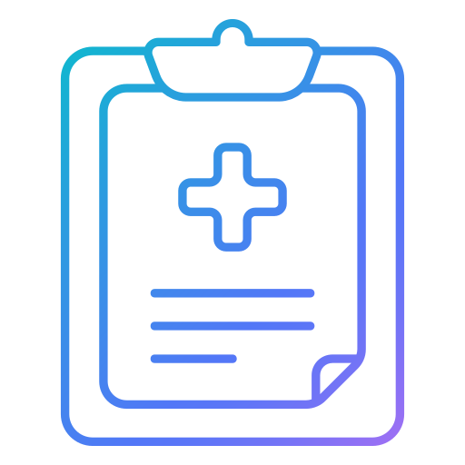 informe médico icono gratis