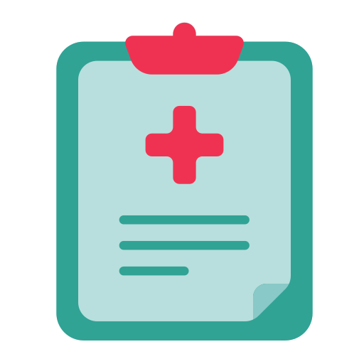 informe médico icono gratis