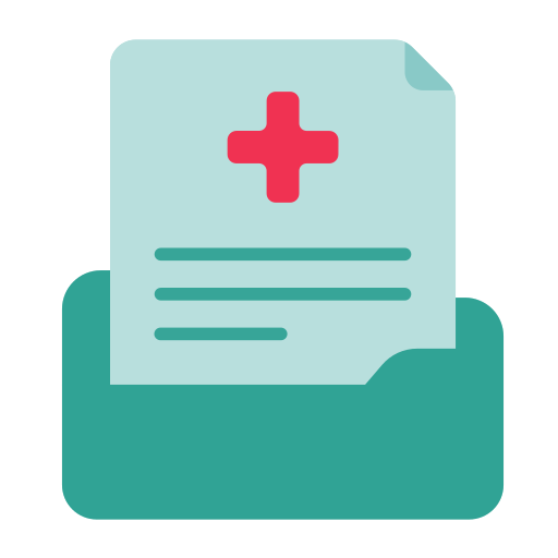 carpeta medica icono gratis