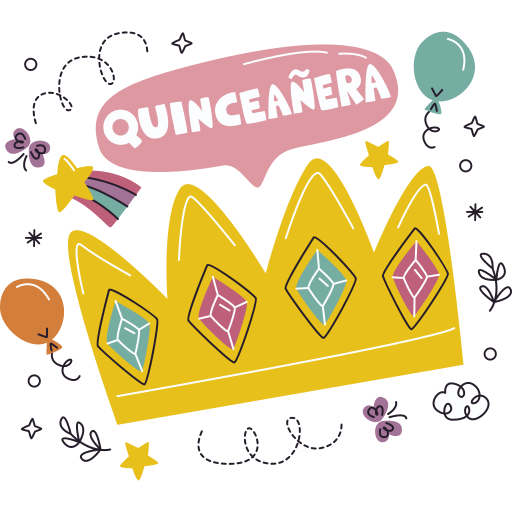 quinceañera gratis sticker