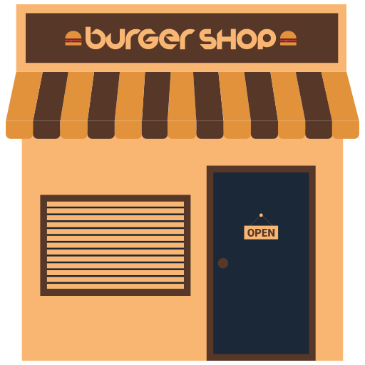 Burger shop free icon