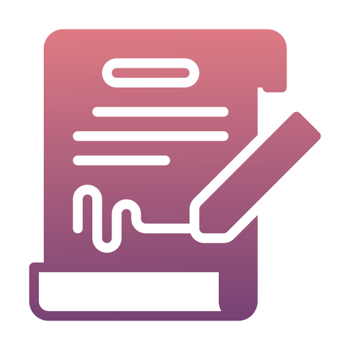 Contract free icon