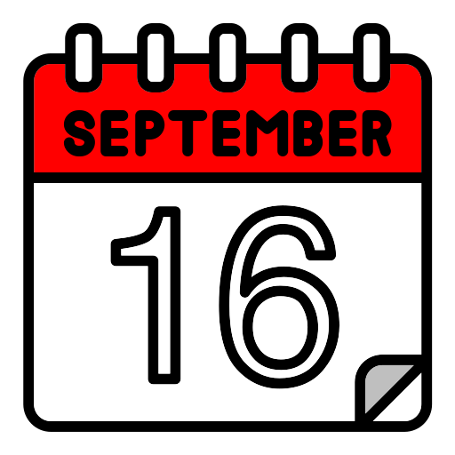 septembre Icône gratuit septembre Icône gratuit