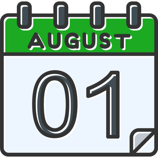 agosto icono gratis