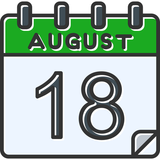 agosto icono gratis