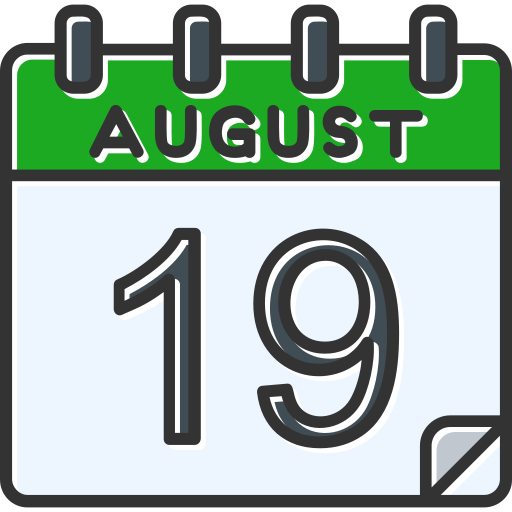 agosto icono gratis