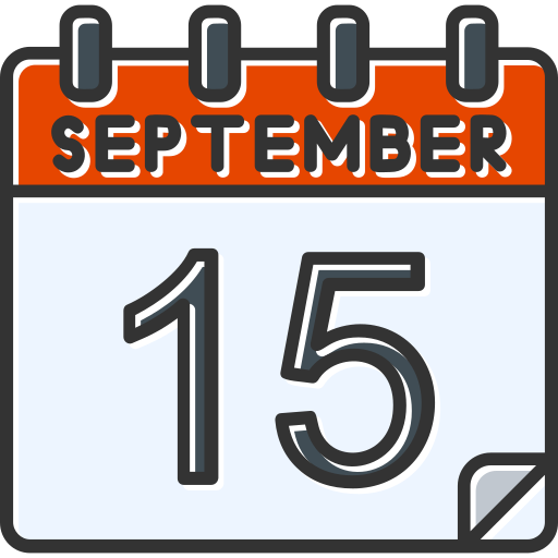 septiembre icono gratis