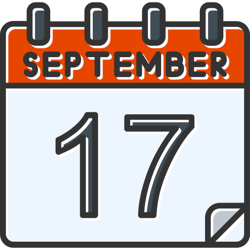 septiembre icono gratis