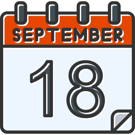 septiembre icono gratis