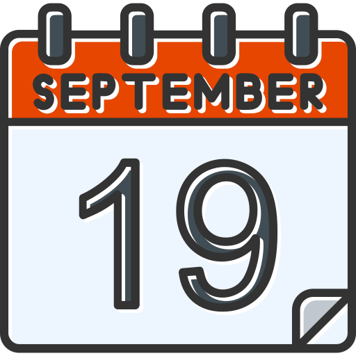 septiembre icono gratis