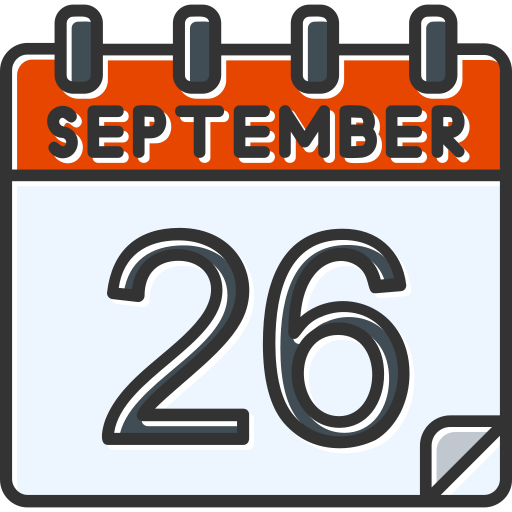 septiembre icono gratis