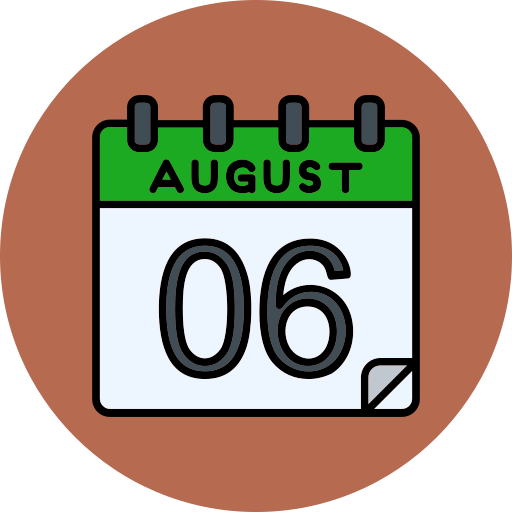 agosto icono gratis