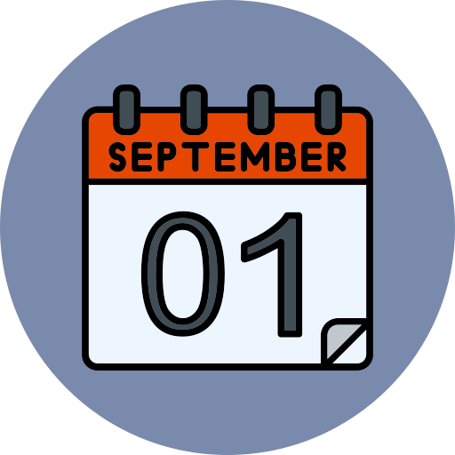 septiembre icono gratis