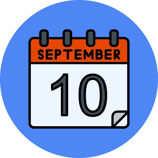 septiembre icono gratis