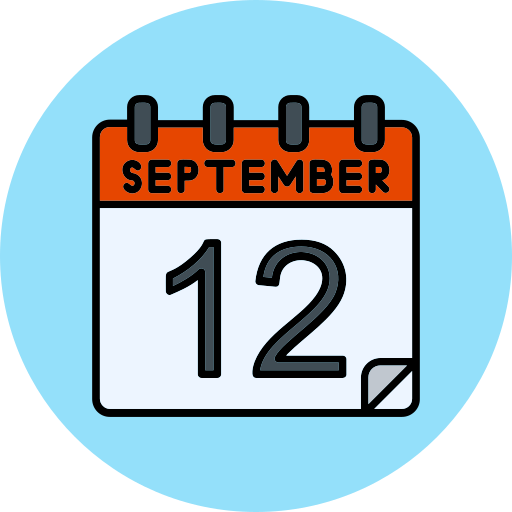 septiembre icono gratis