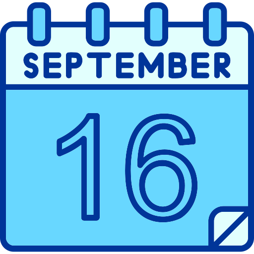 septiembre icono gratis