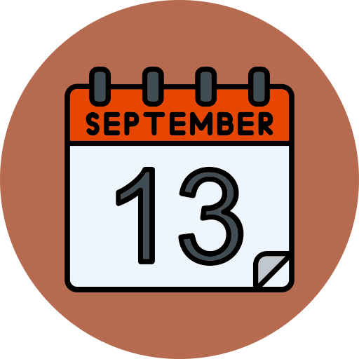 septiembre icono gratis