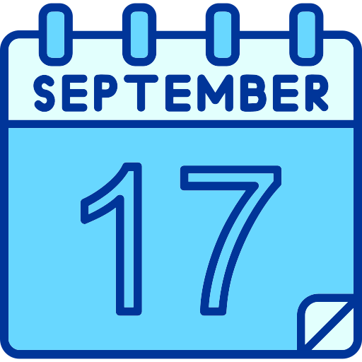 septiembre icono gratis