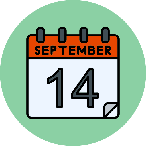 septiembre icono gratis