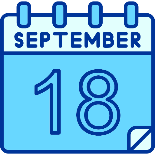 septiembre icono gratis