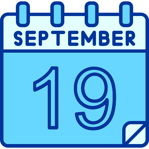 septiembre icono gratis