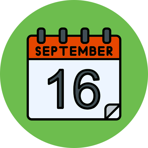 septiembre icono gratis