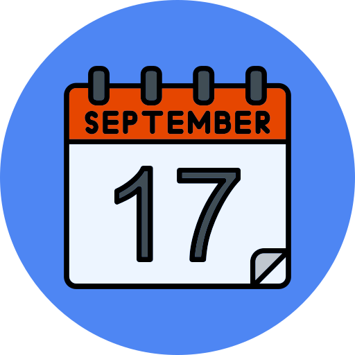 septiembre icono gratis