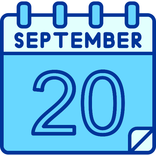 septiembre icono gratis