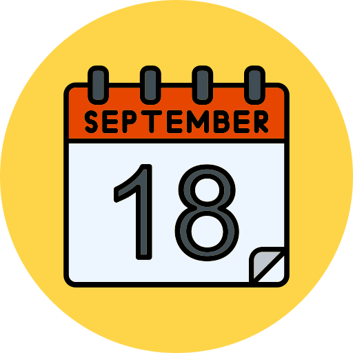 septiembre icono gratis