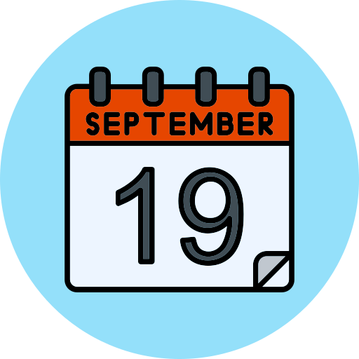 septiembre icono gratis