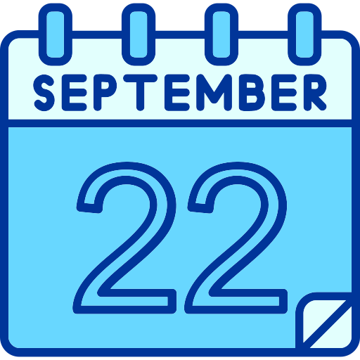 septiembre icono gratis